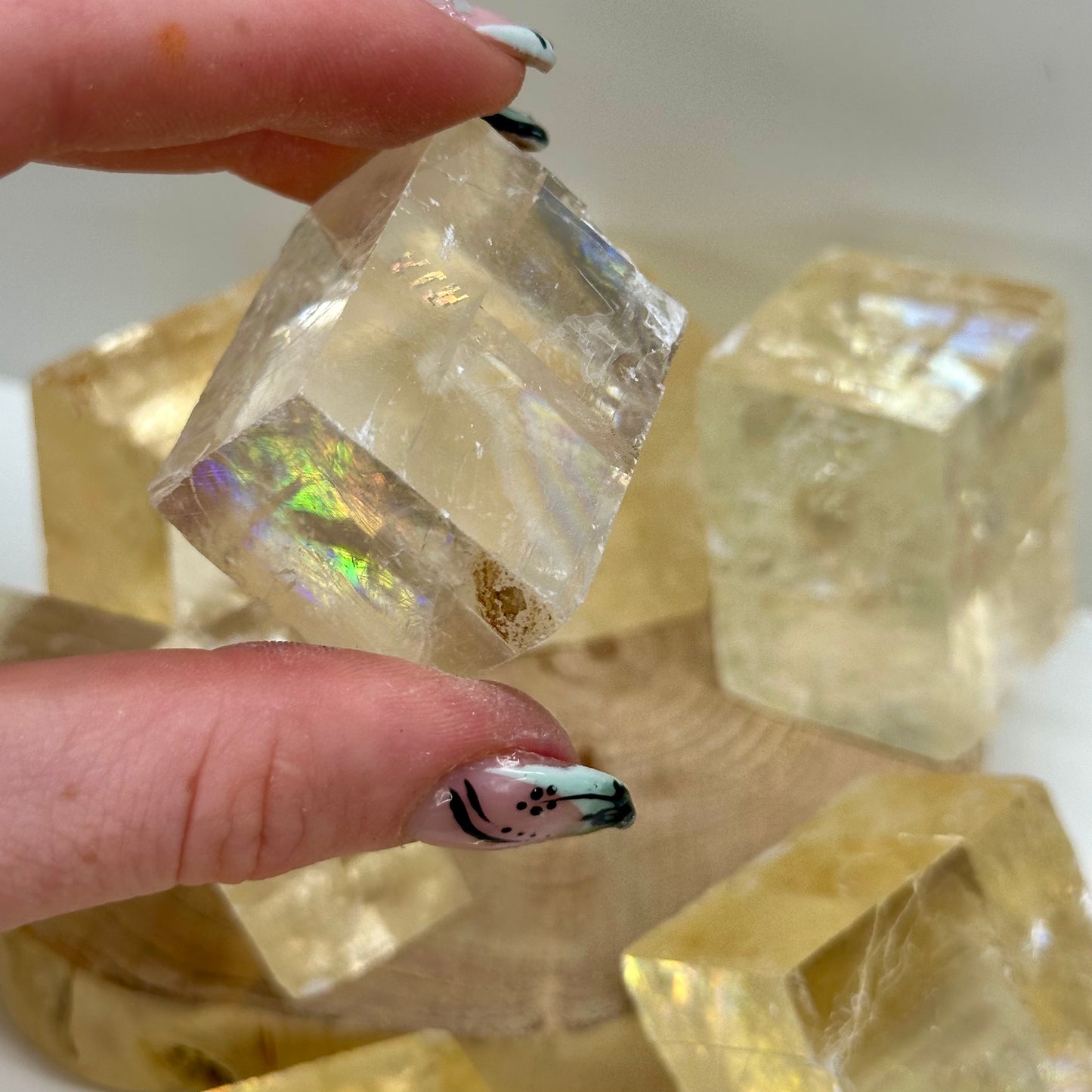 Optical Calcite Cubes
