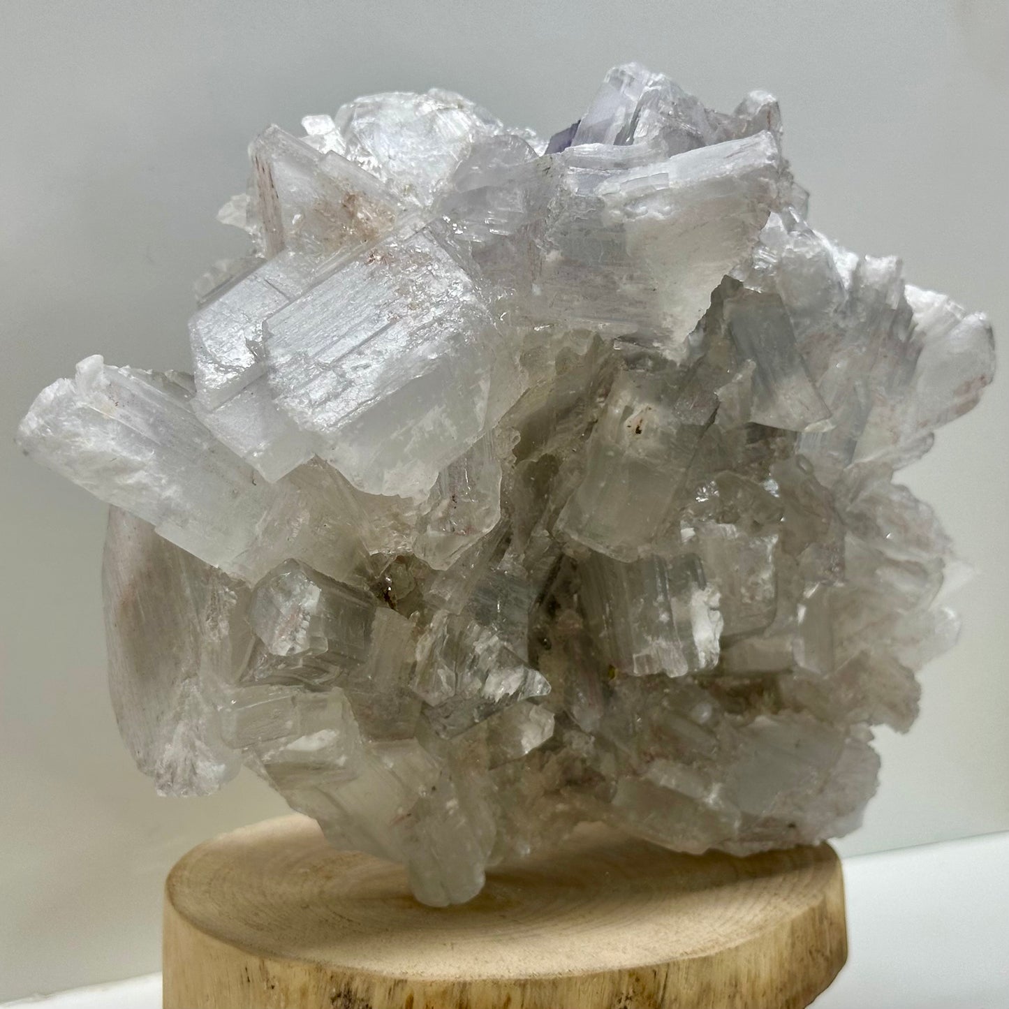 Purple Selenite Cluster
