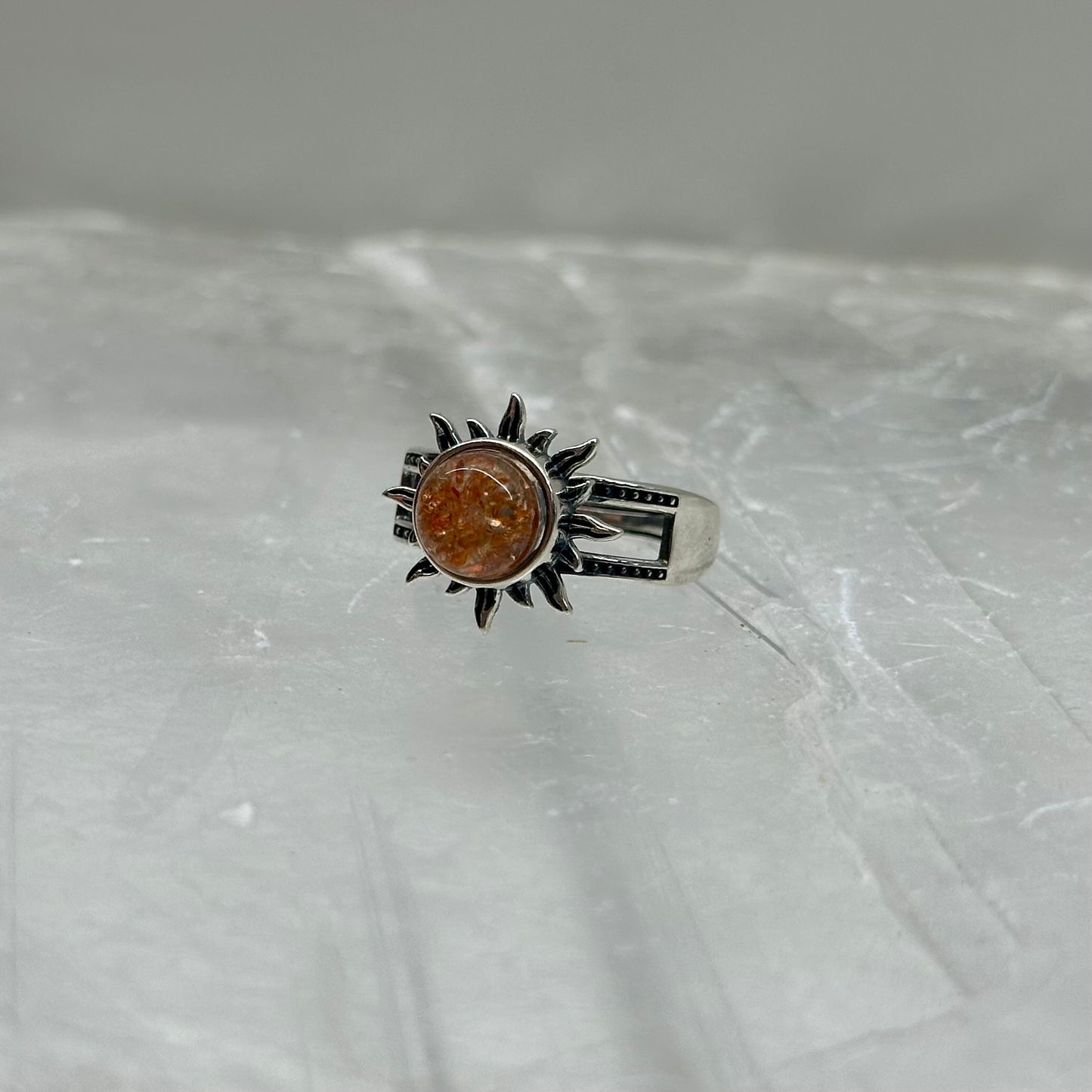 Arusha SunStone 925 Adjustable Ring