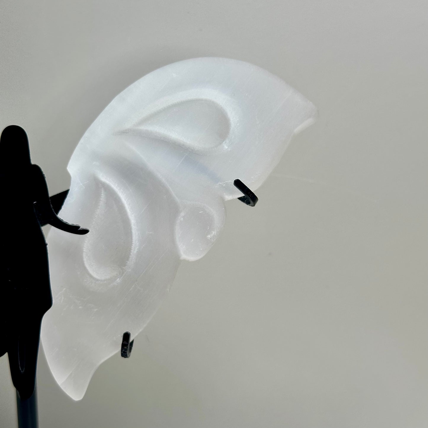 Selenite Angle Carving Wings