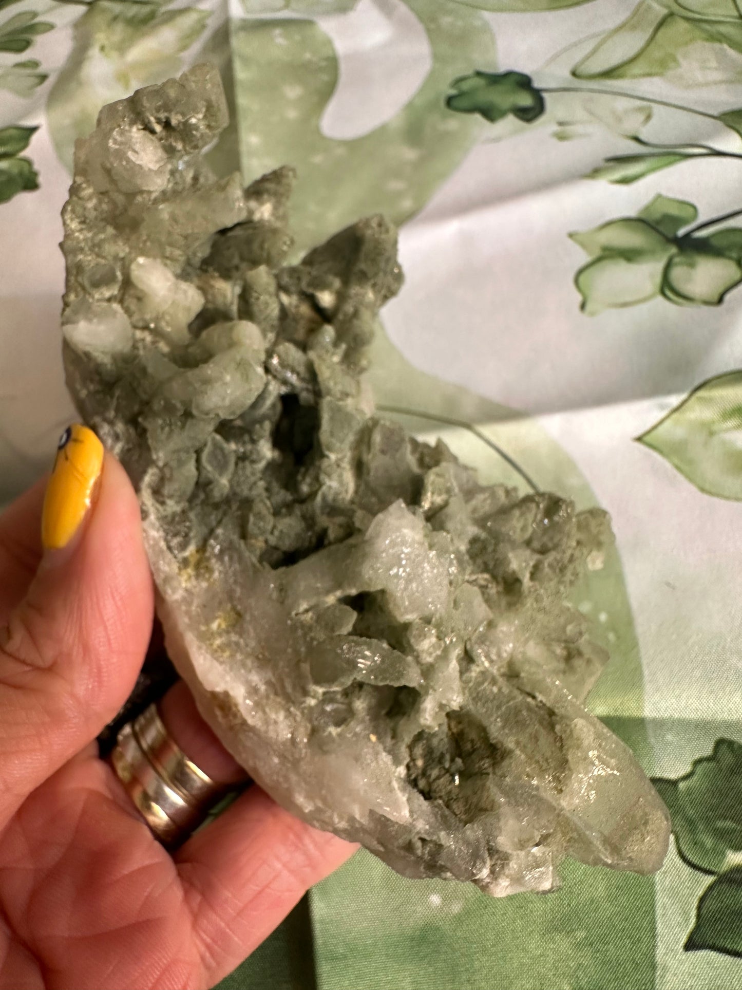 Green Quartz Cluster