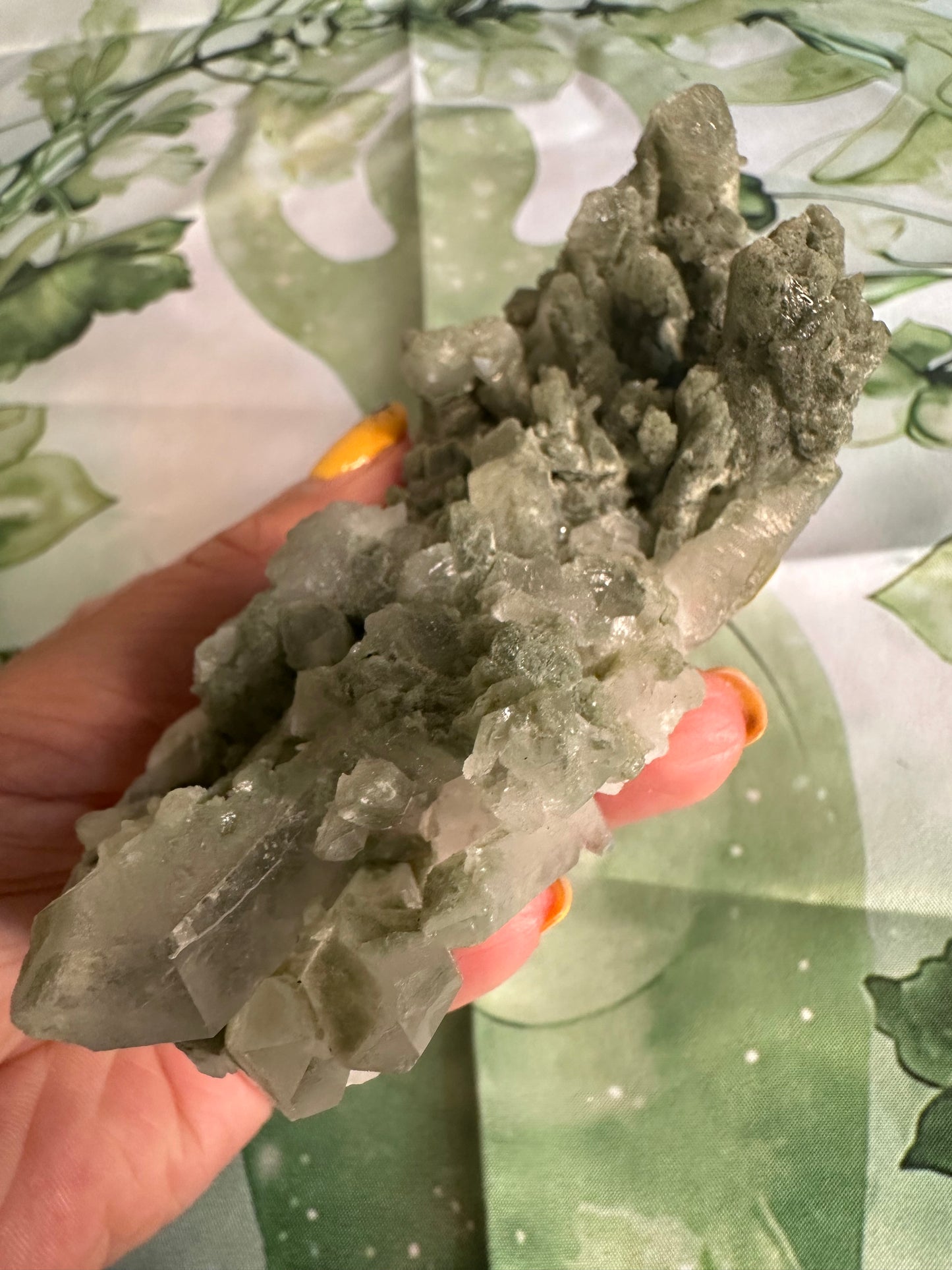 Green Quartz Cluster