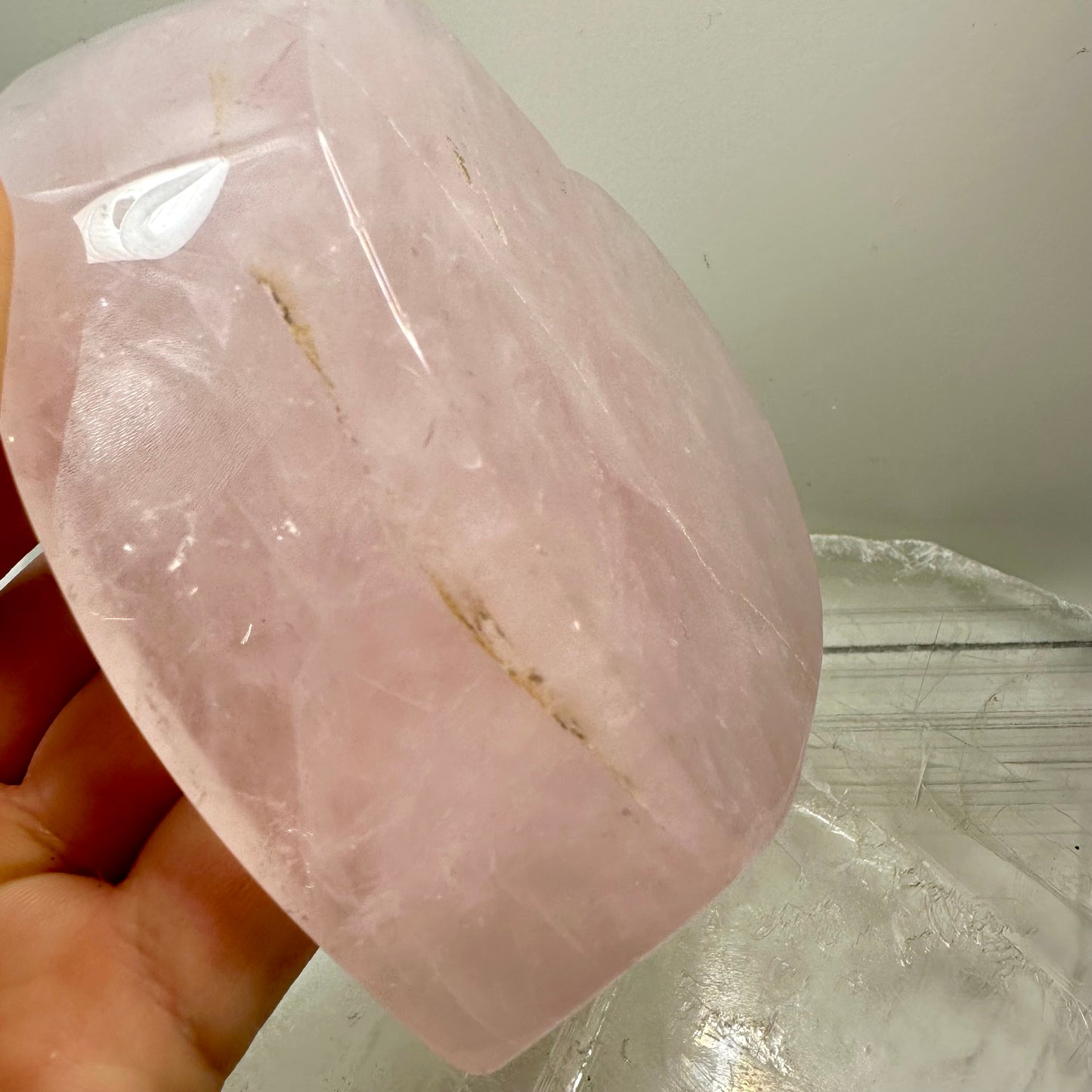 Rose Quartz Heart Bowl (10cm)