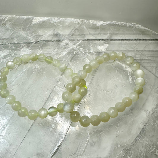 Green Moonstone 8mm Bracelets