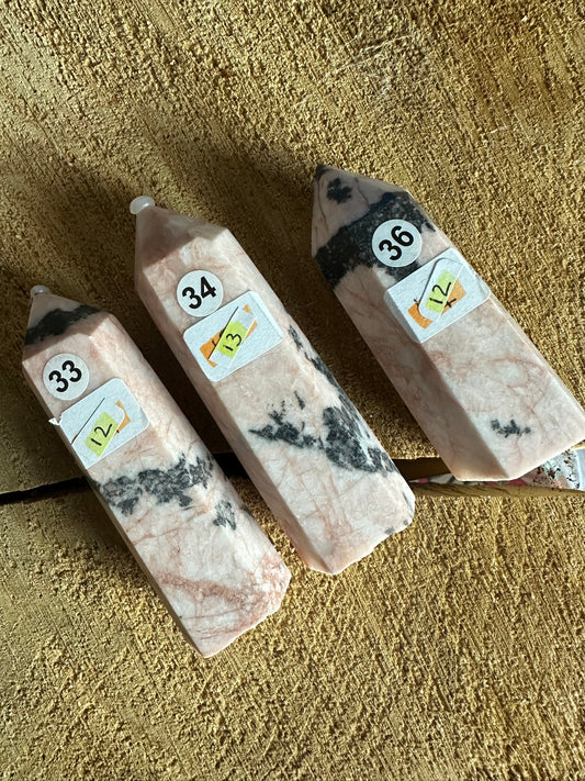 Pink Zebra Jasper Towers