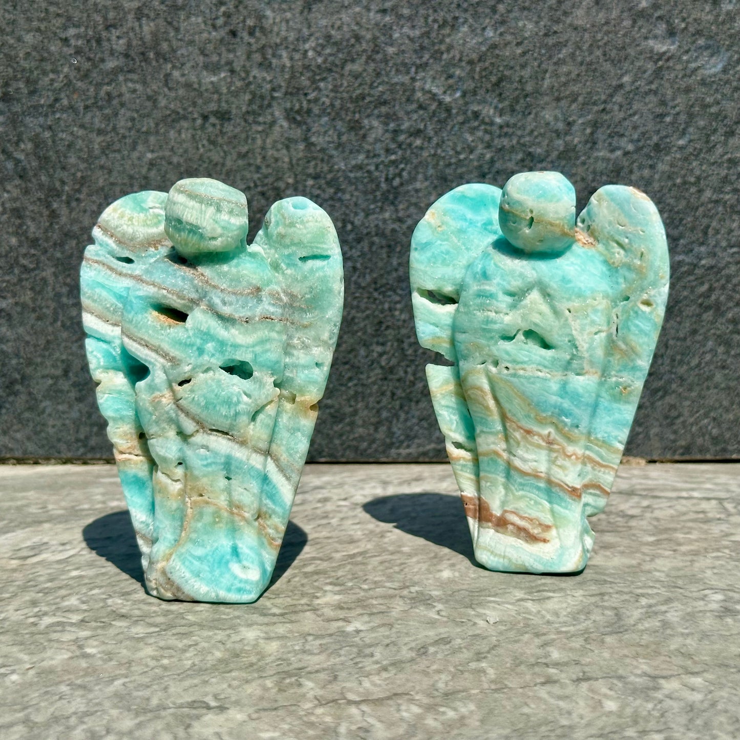 Hemimorphite Angle Carving