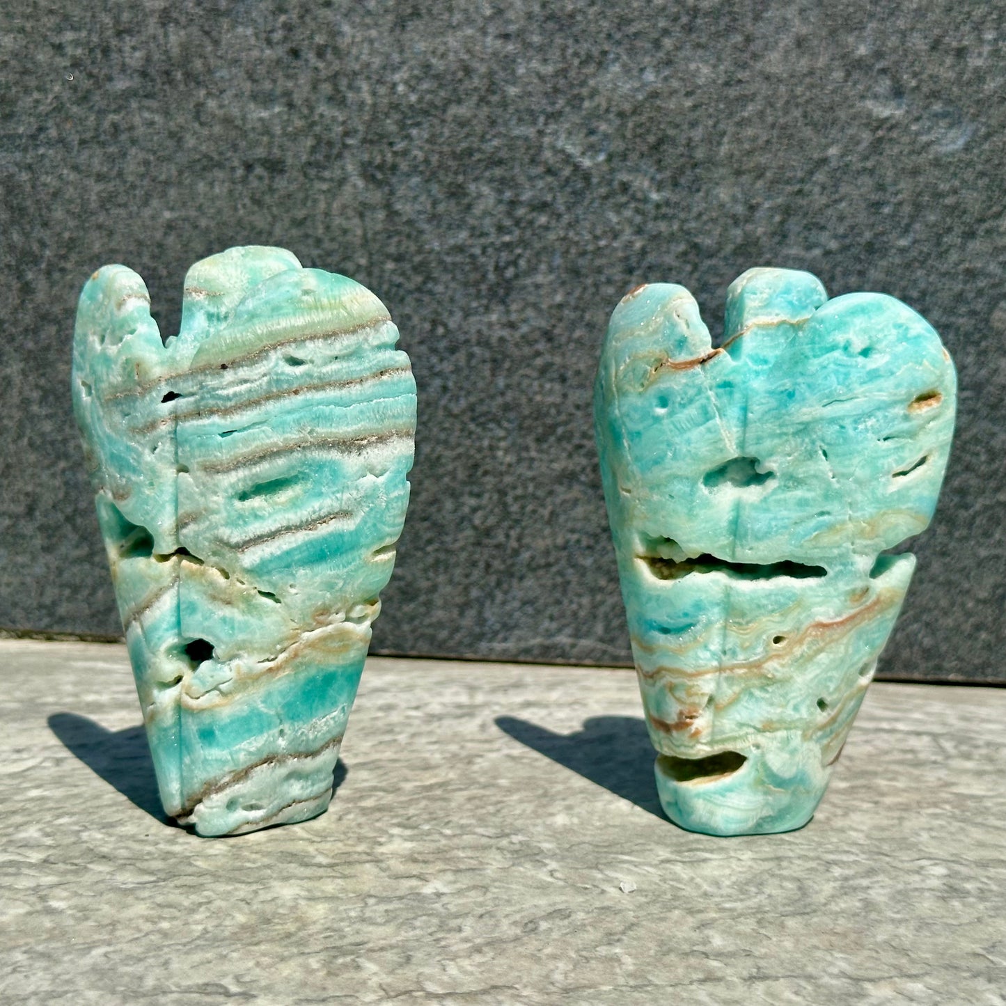 Hemimorphite Angle Carving