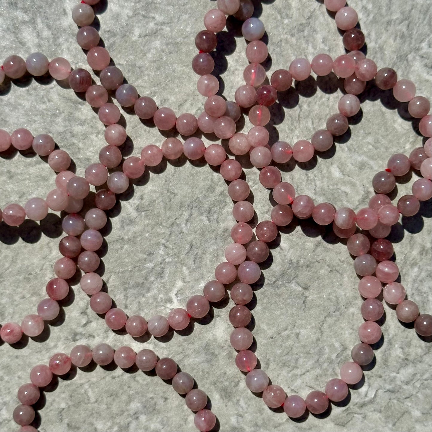 Purple rose Quartz 8mm Bracelets