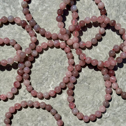 Purple rose Quartz 8mm Bracelets