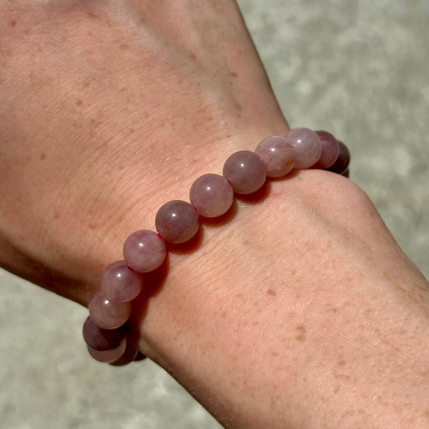 Purple rose Quartz 8mm Bracelets