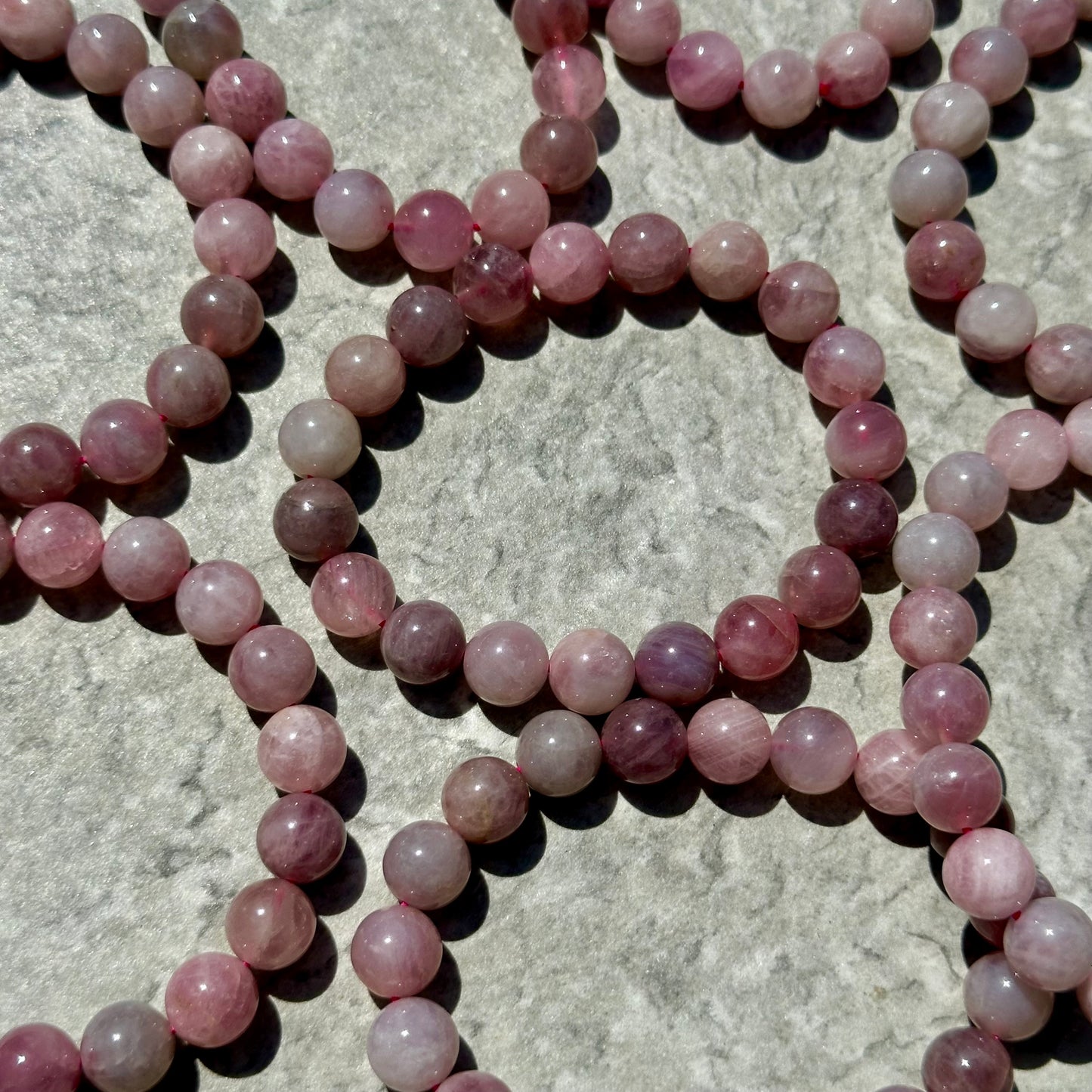 Purple rose Quartz 10mm Bracelets