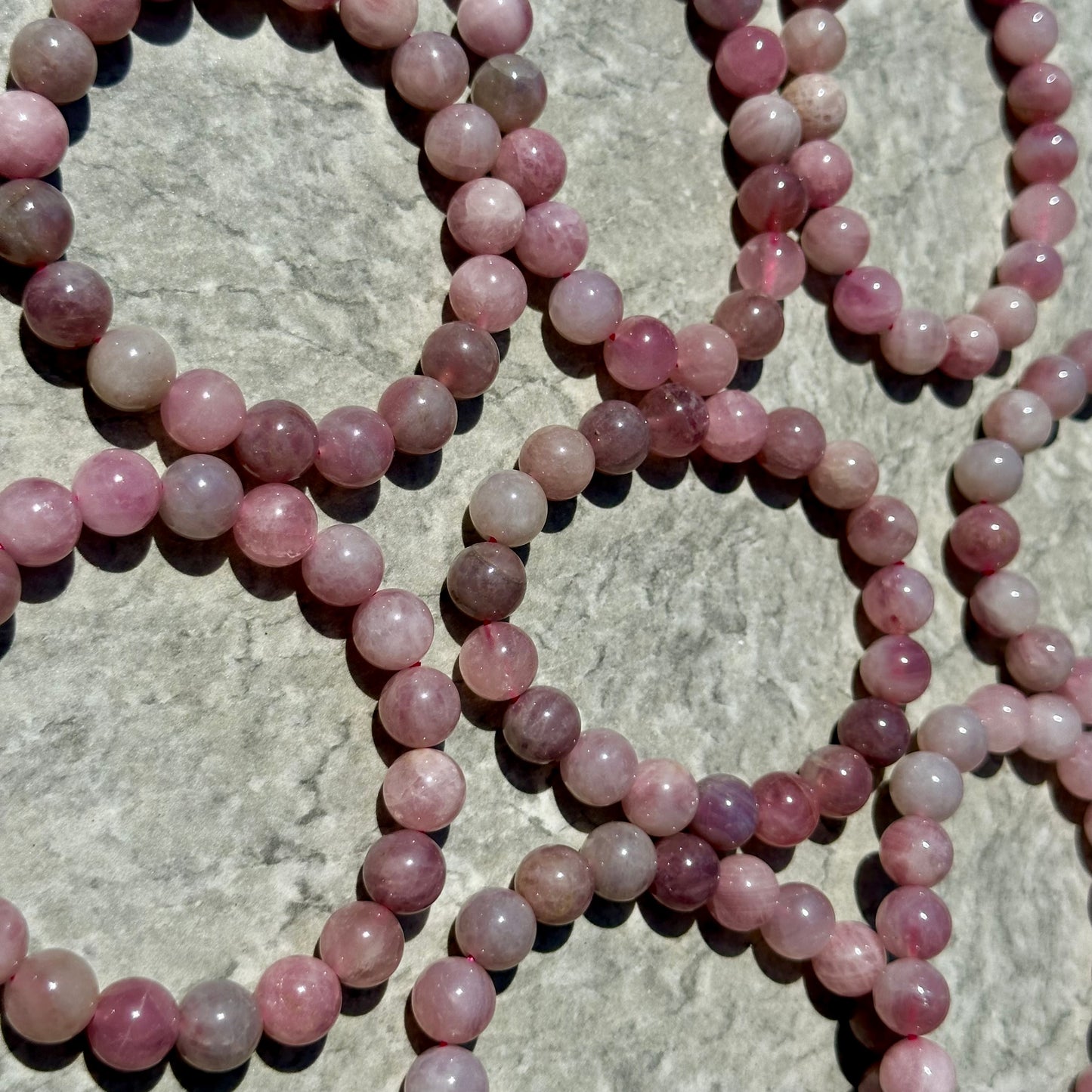 Purple rose Quartz 10mm Bracelets