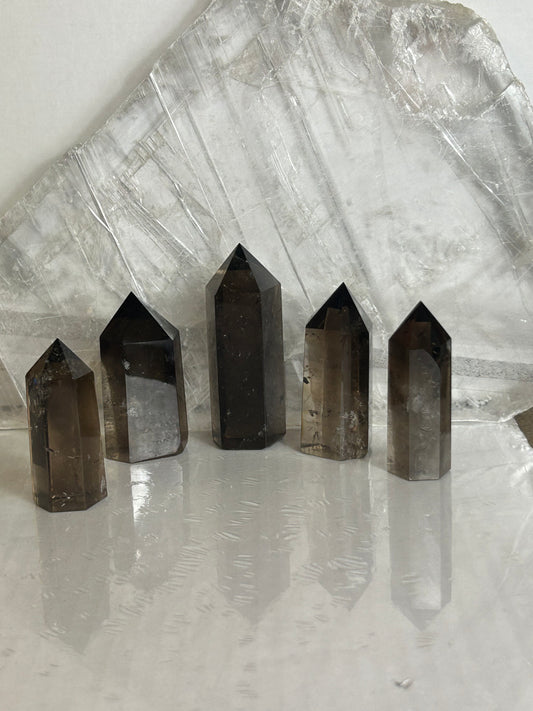 Smokey Quartz Towers