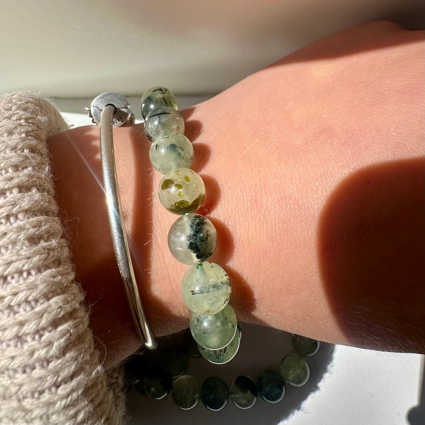 Prehnite 10mm Bracelets