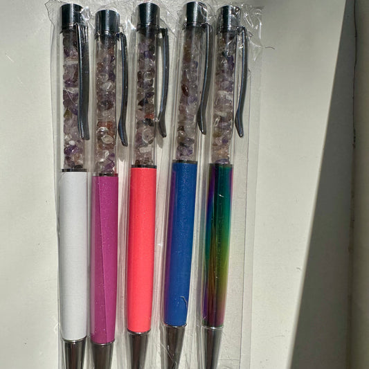 Amethyst Crystal Pens