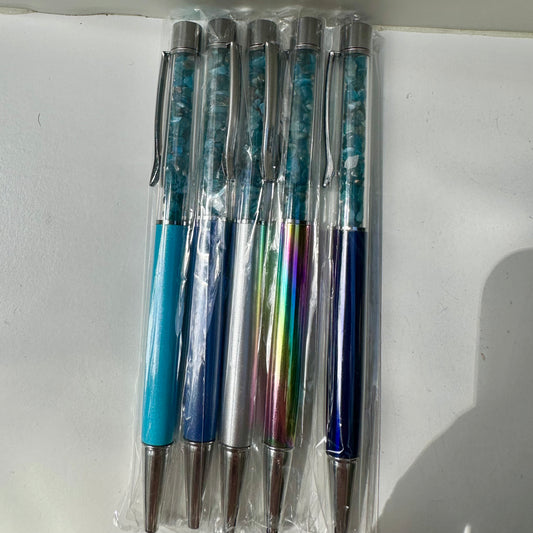 Blue Apatite Crystal Pens
