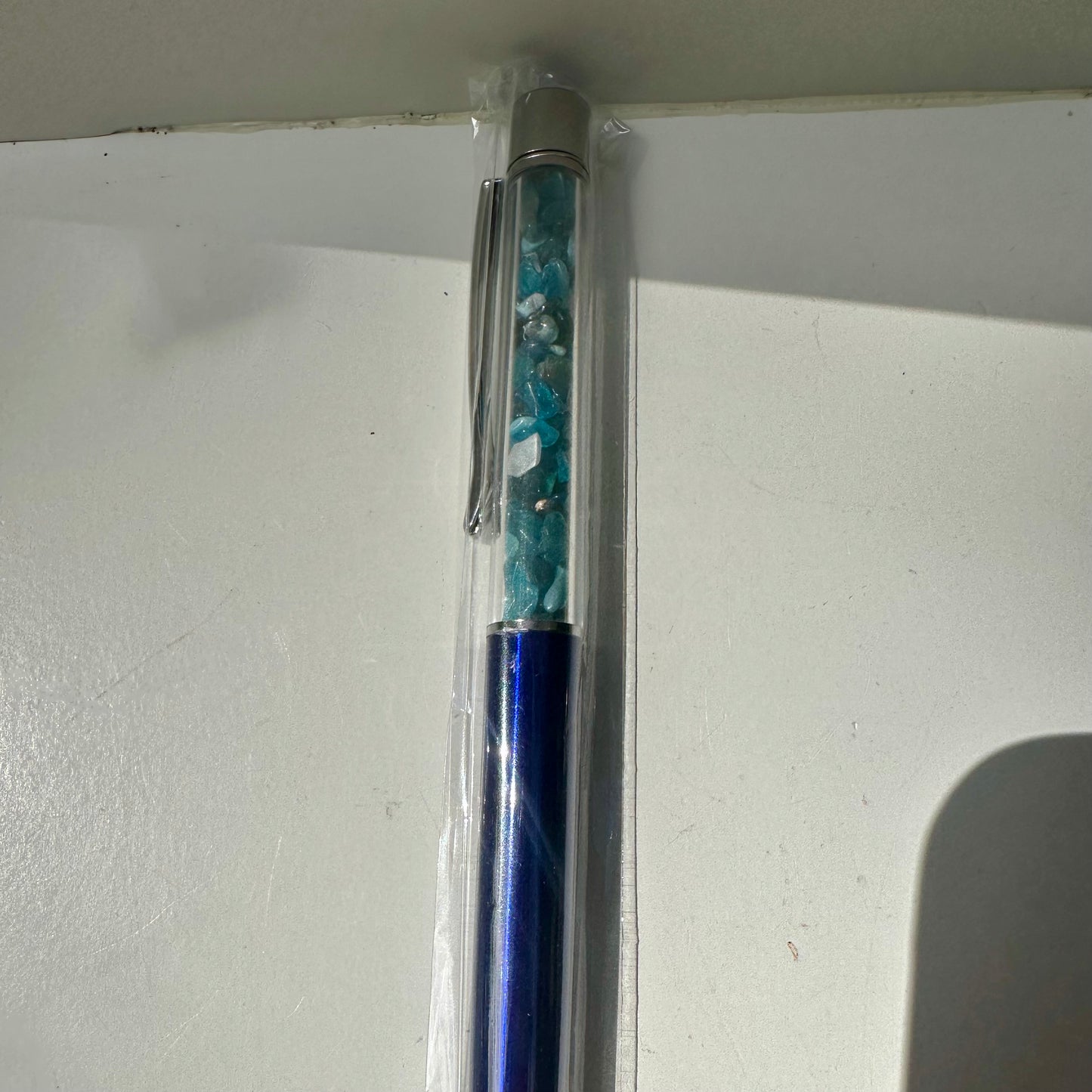 Blue Apatite Crystal Pens