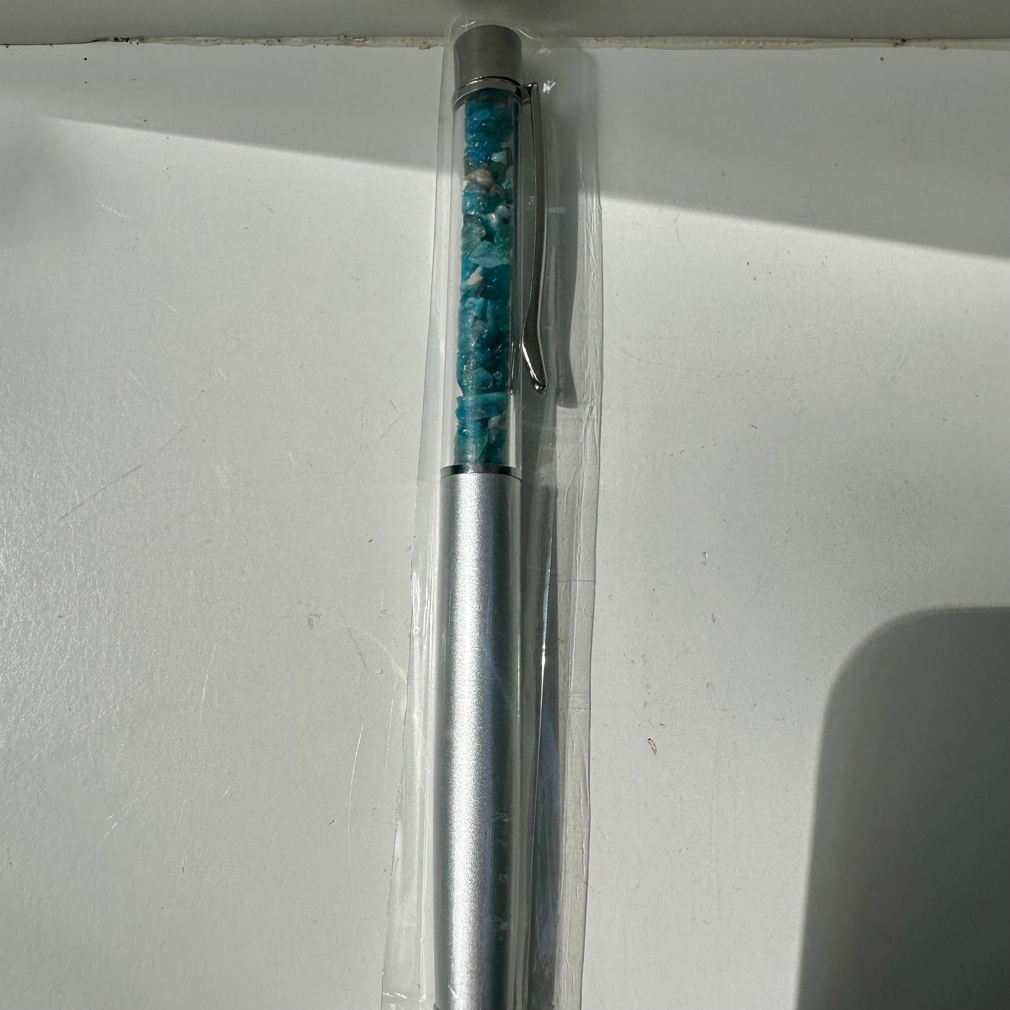 Blue Apatite Crystal Pens