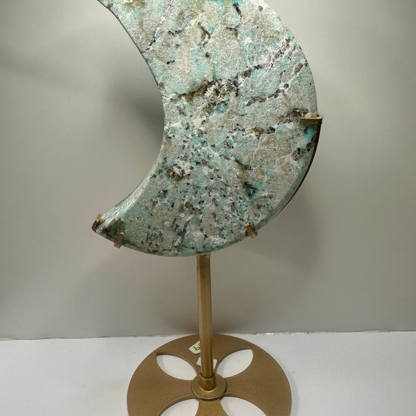 Amazonite Moon On Stand
