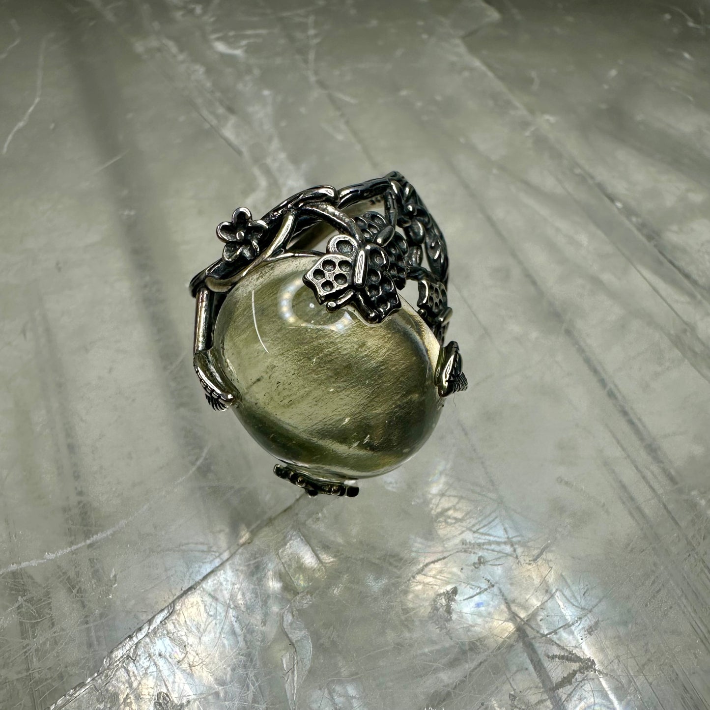 Citrine Adjustable Ring