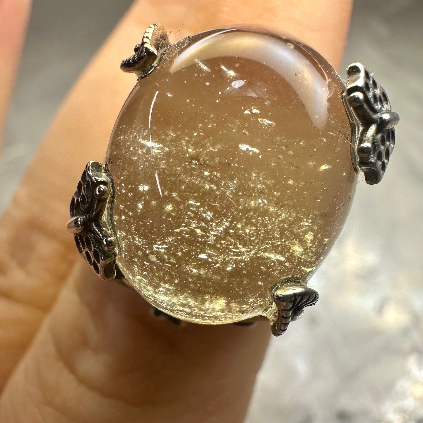 Citrine Adjustable Ring