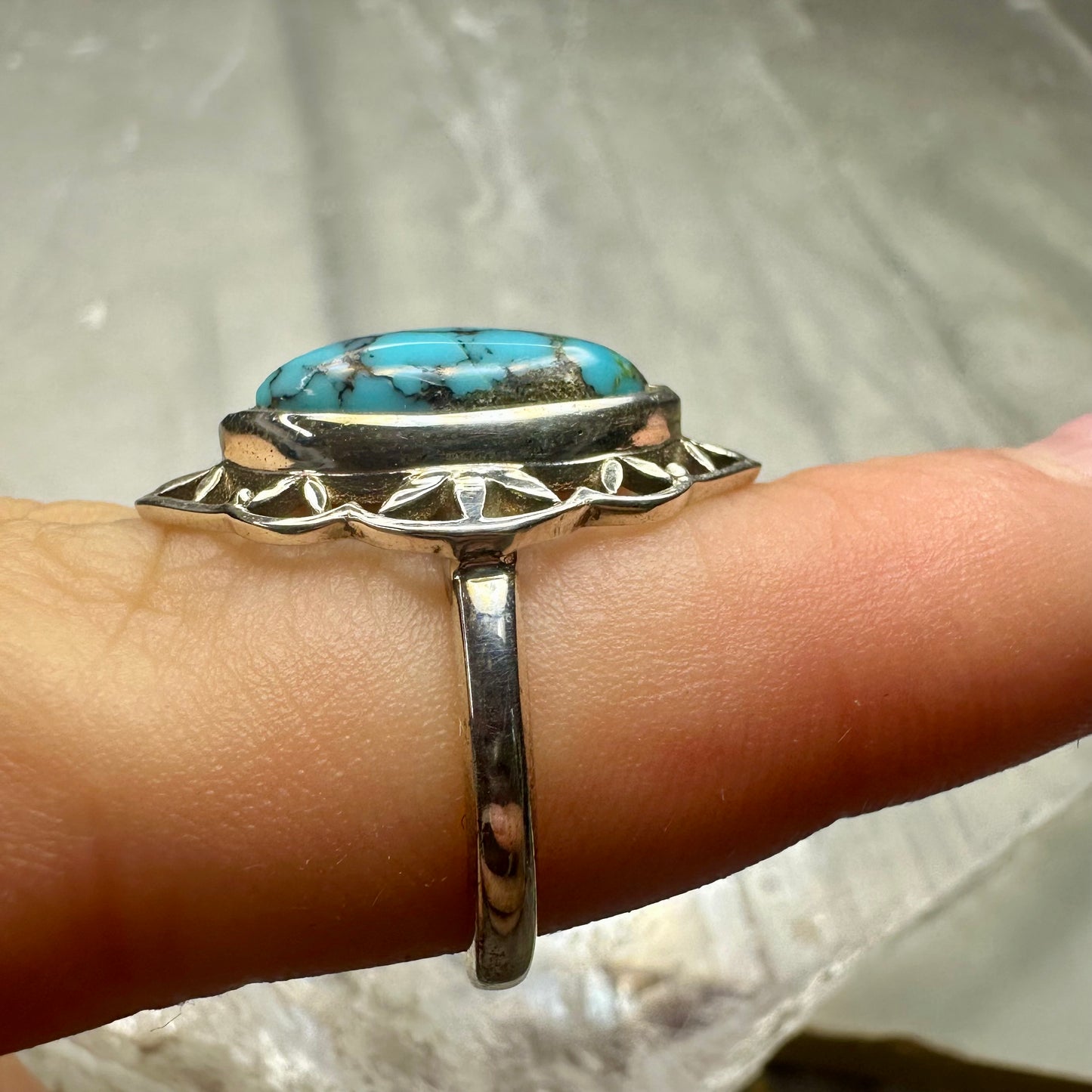 Turquoise Size L Ring