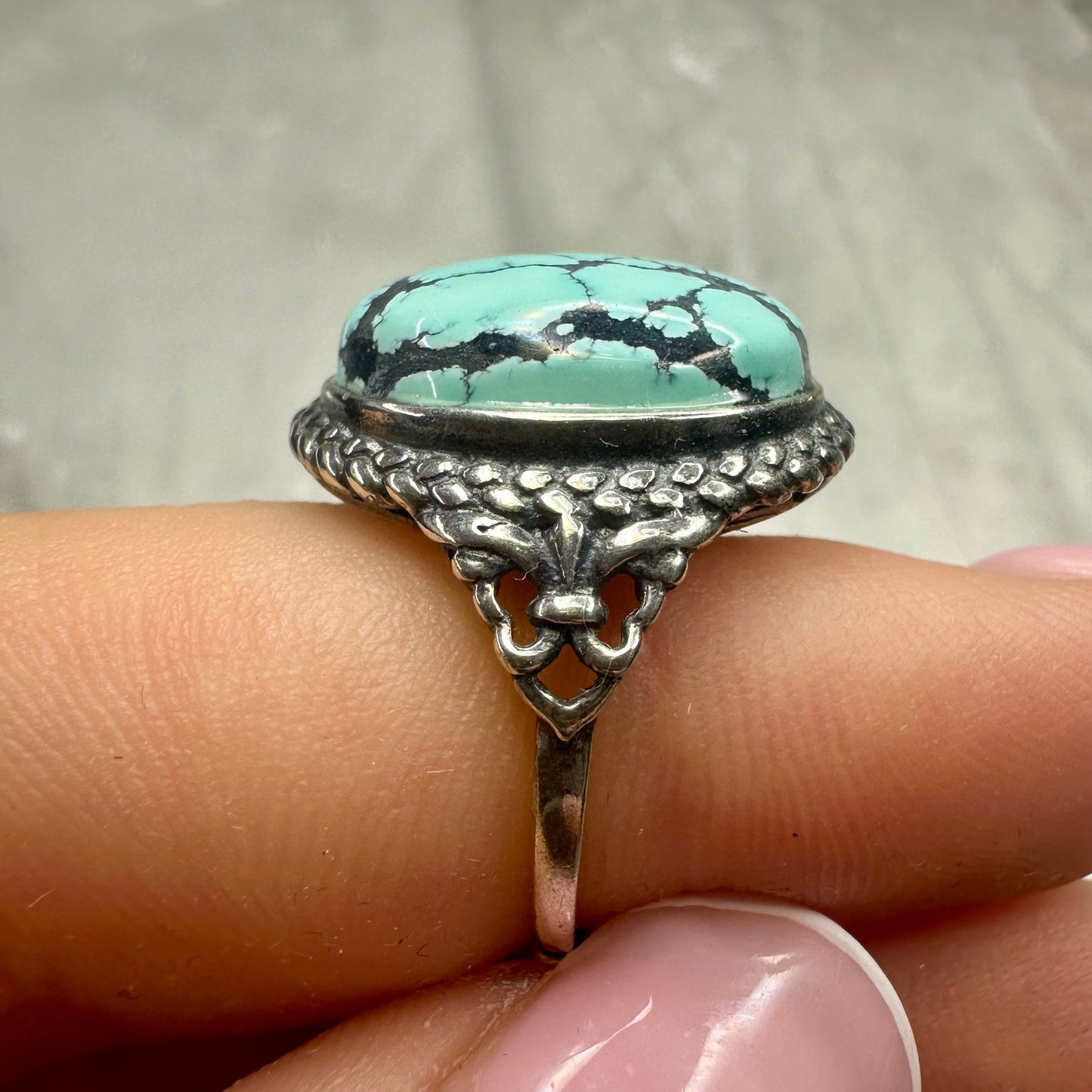 Turquoise Adjustable Ring