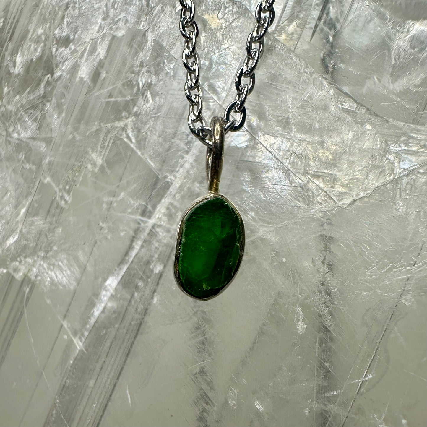 Dioptase Pendant