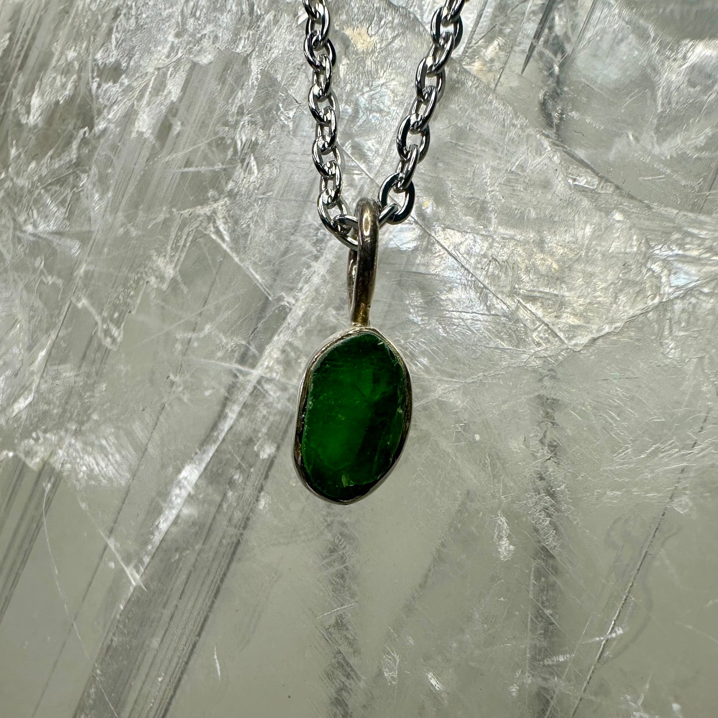 Dioptase Pendant
