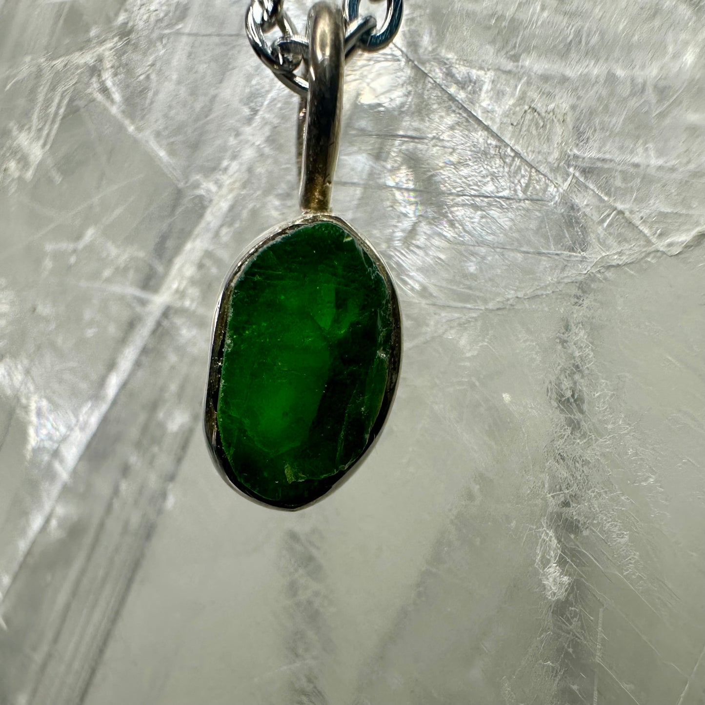 Dioptase Pendant