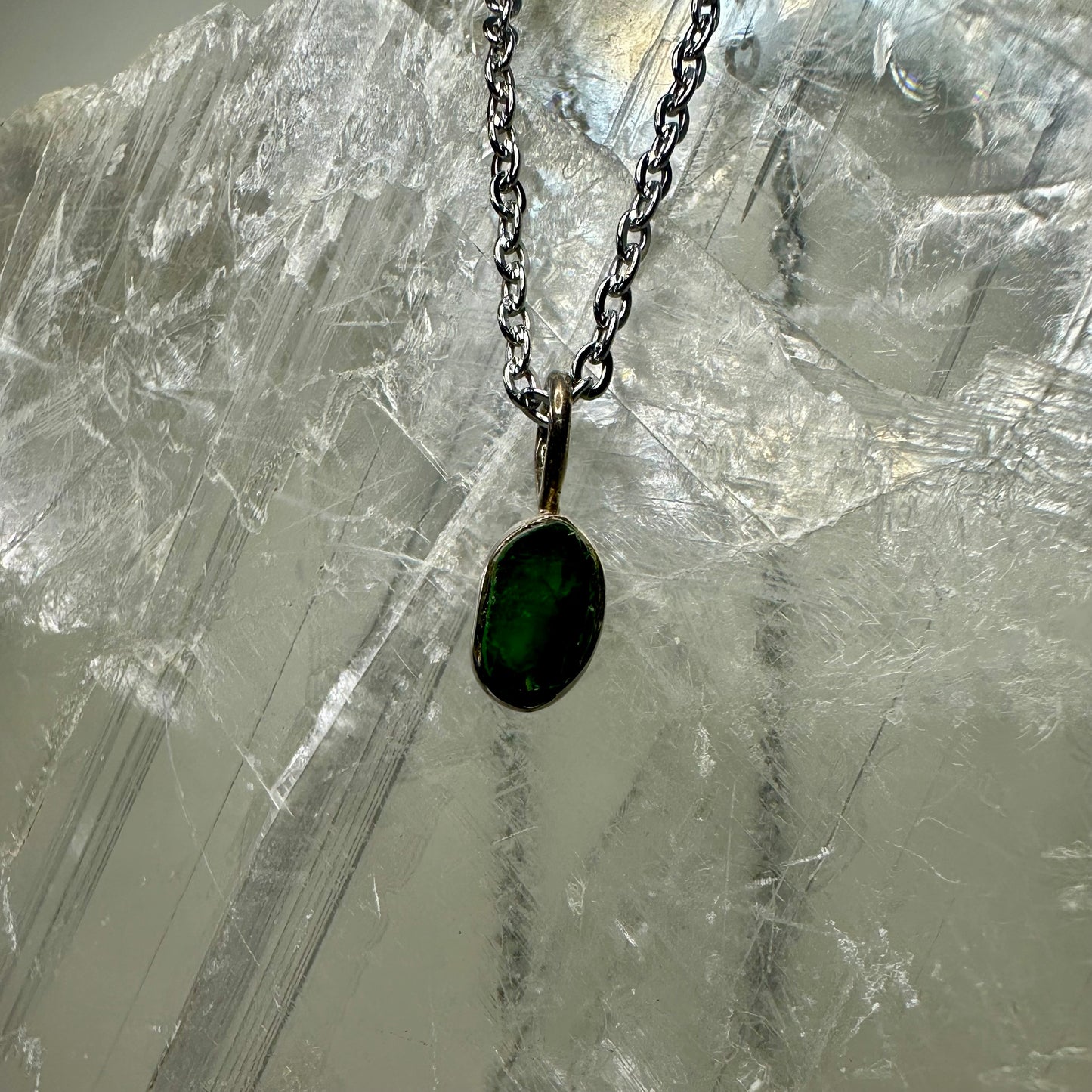 Dioptase Pendant