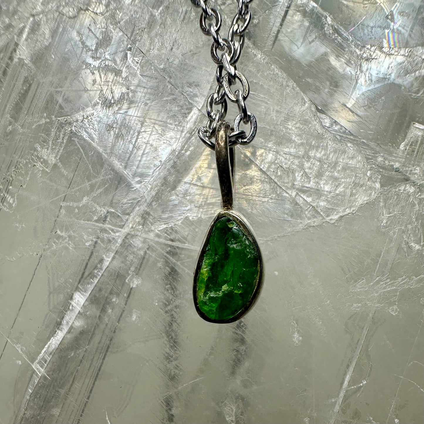 Dioptase Pendant
