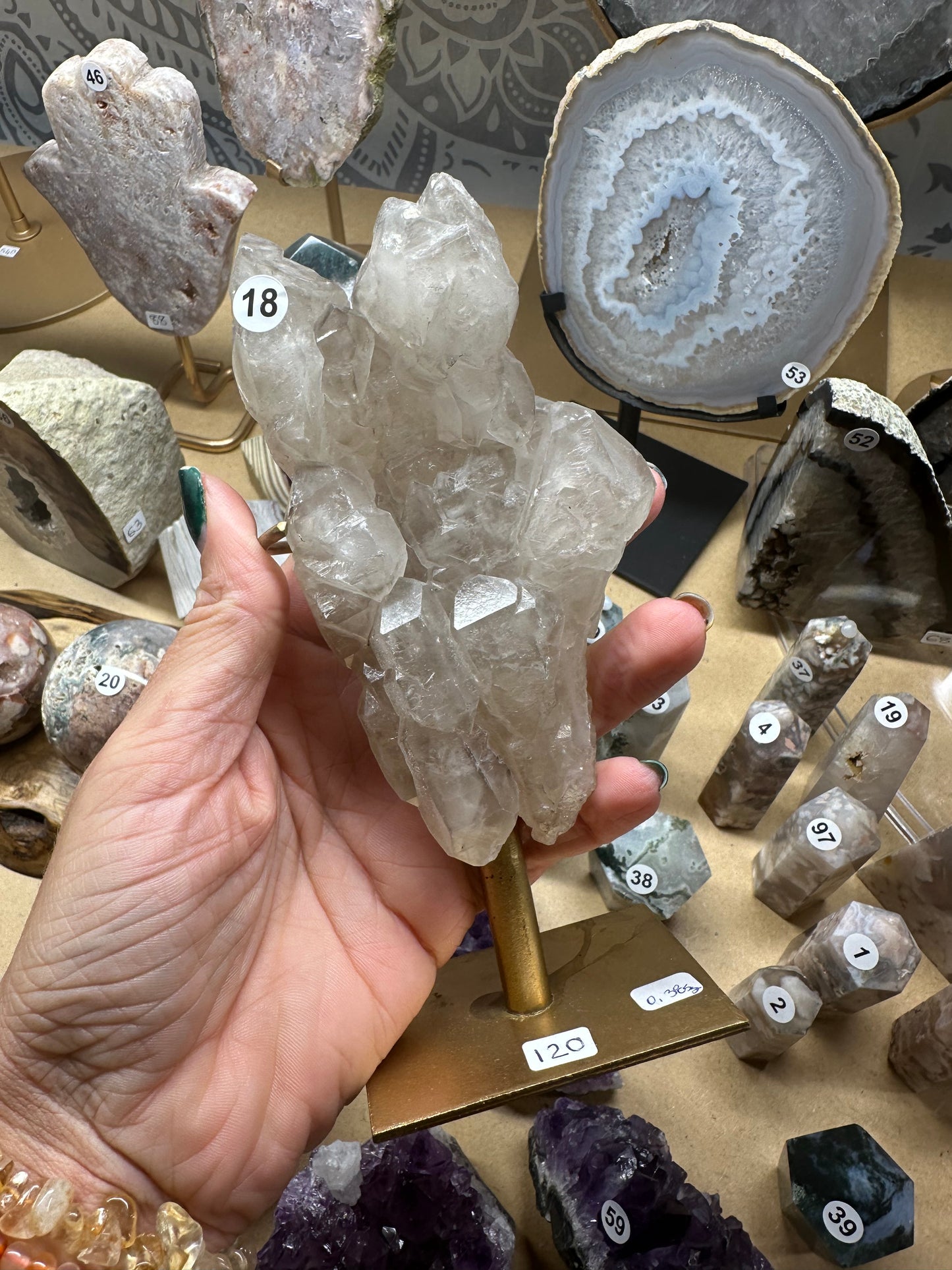 Celestial Harmony: Elestial Quartz on Display