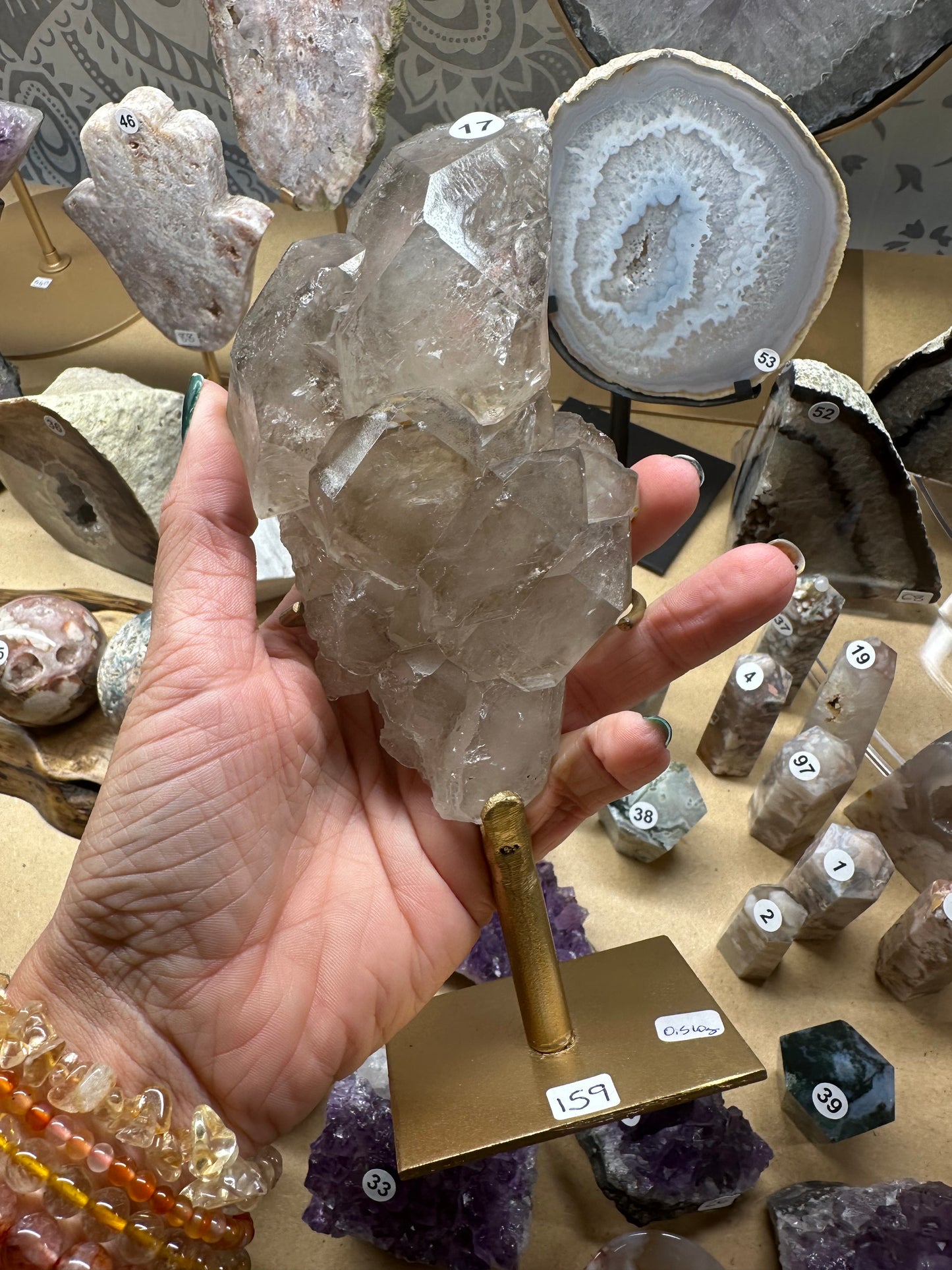 Celestial Harmony: Elestial Quartz on Display