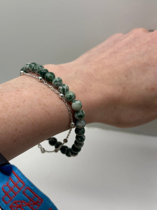 Tree Agate 6mm Bracelets