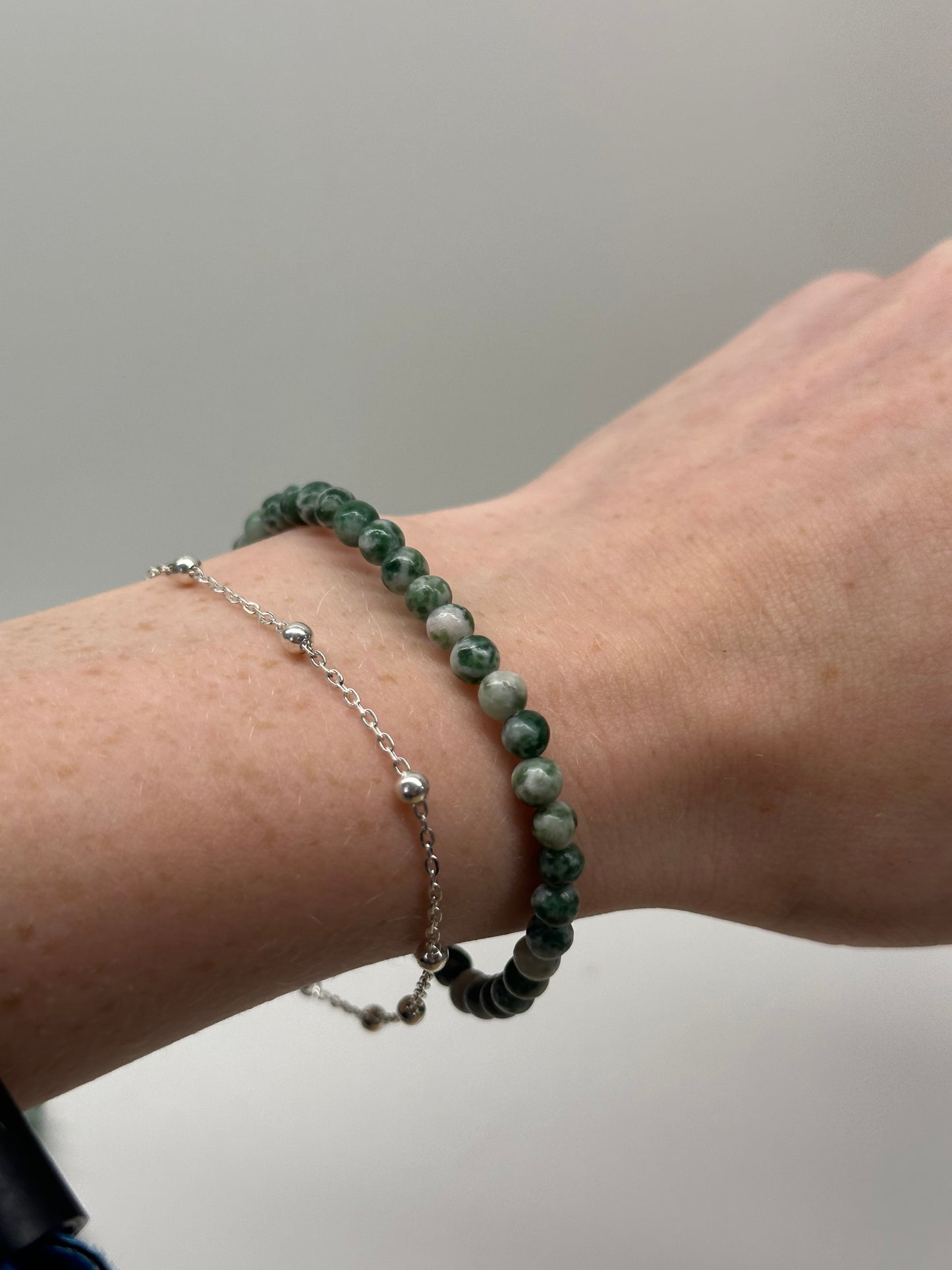 Tree Agate 4mm Bracelets