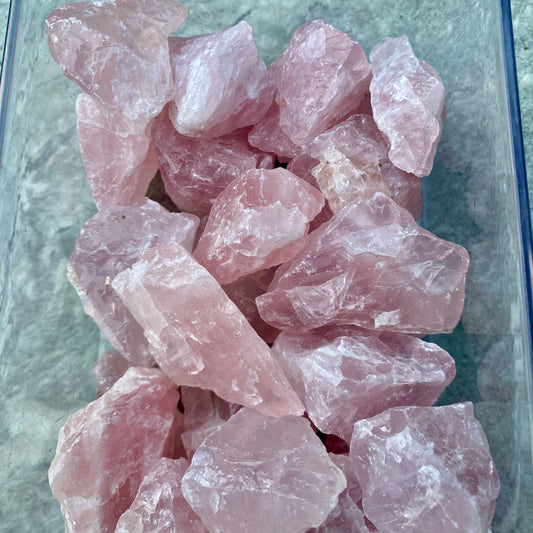 Raw Rose Quartz