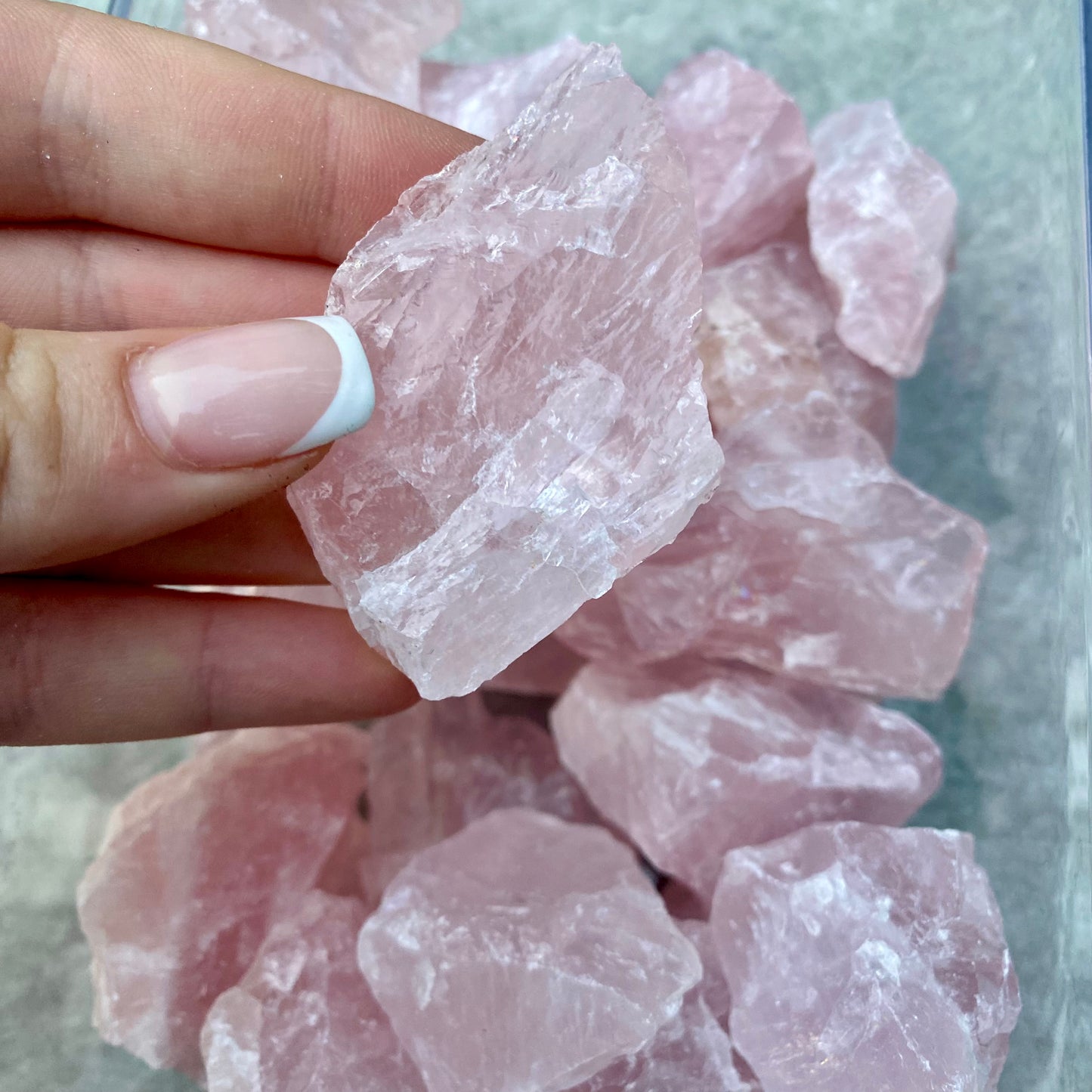 Raw Rose Quartz
