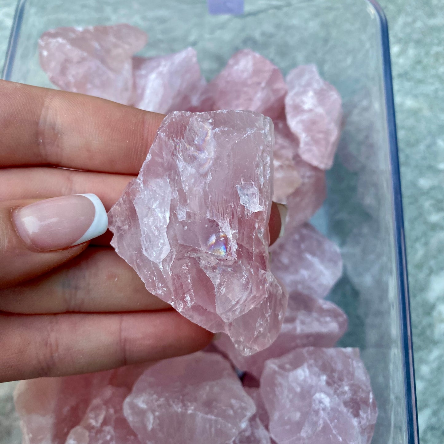 Raw Rose Quartz