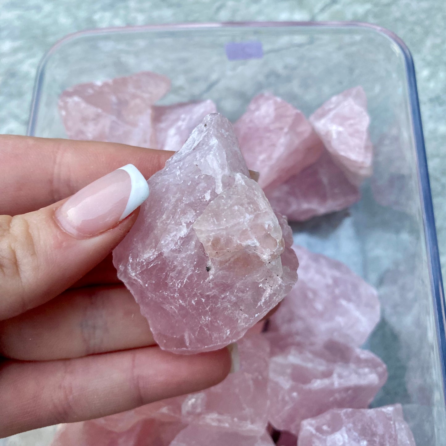 Raw Rose Quartz