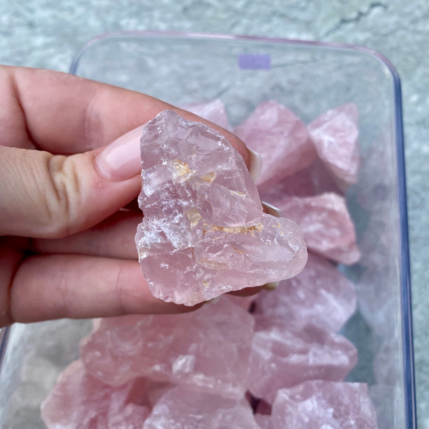 Raw Rose Quartz
