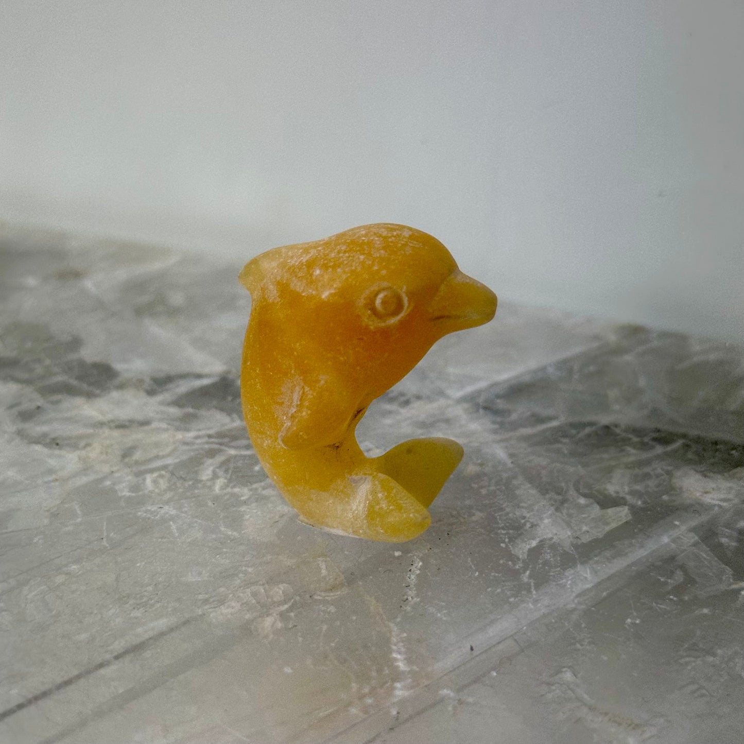 Crystal Dolphin Carvings