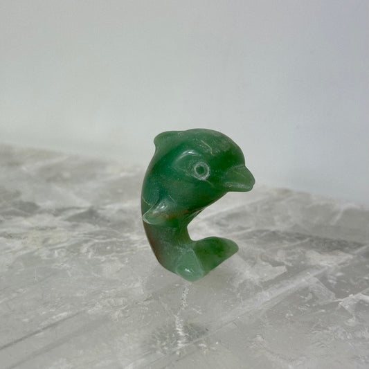 Crystal Dolphin Carvings