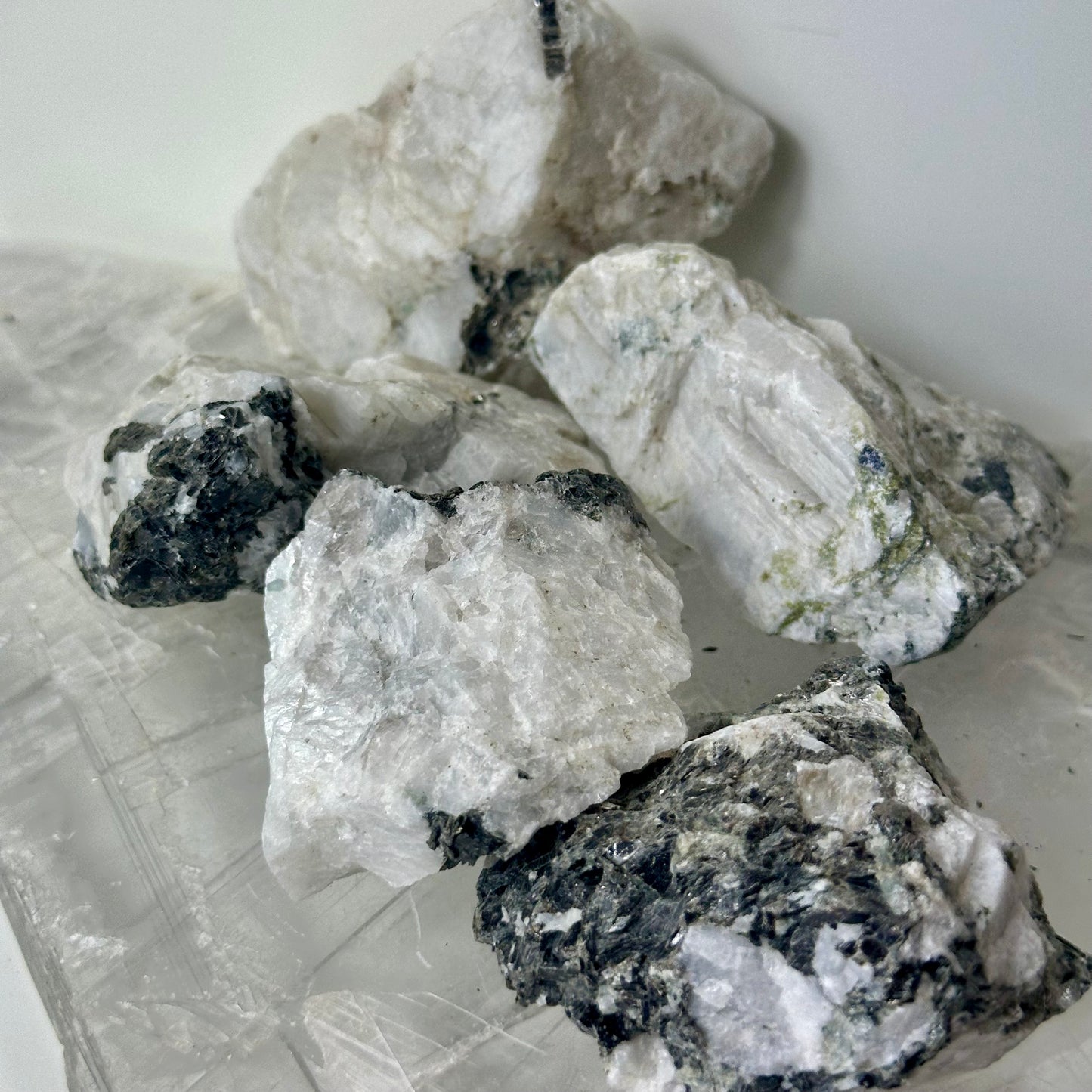 MoonStone & Tourmaline Large Raws