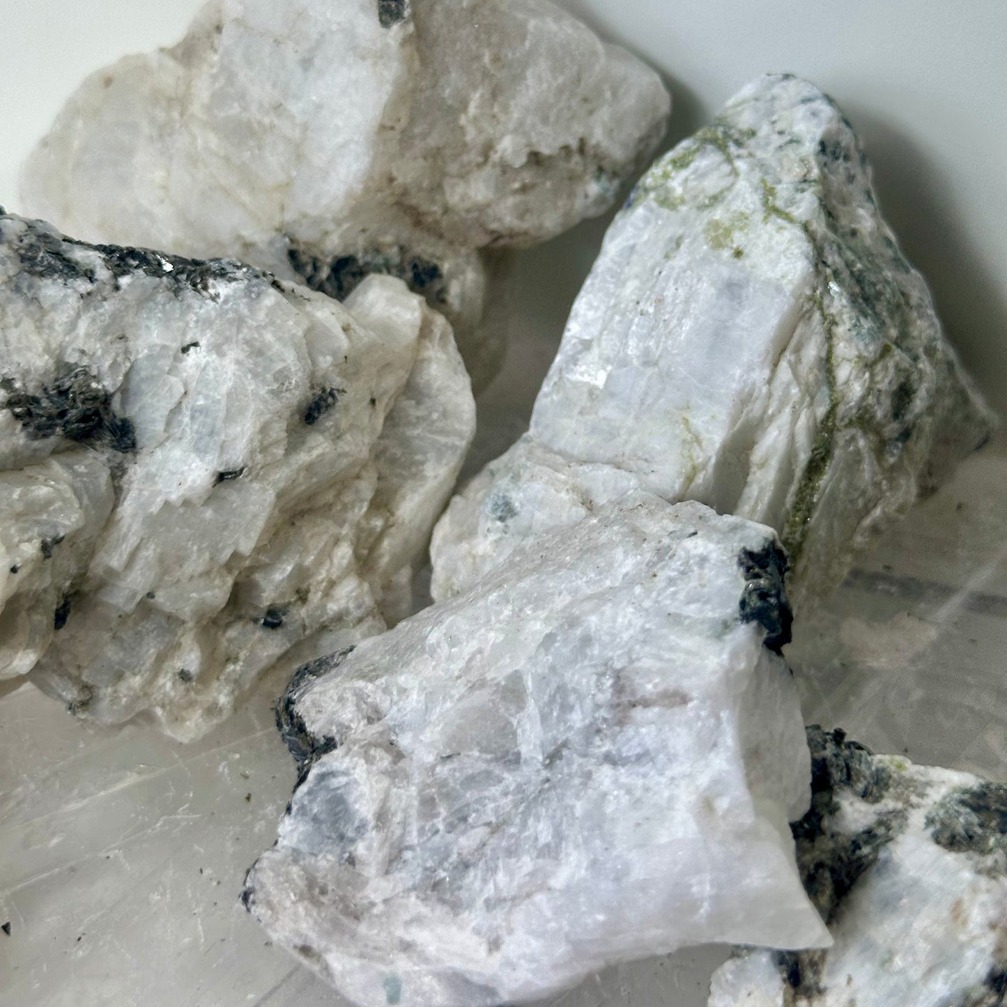 MoonStone & Tourmaline Large Raws