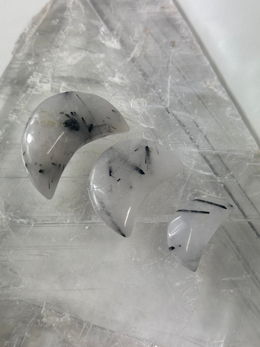 Quartz & Tourmaline Moons