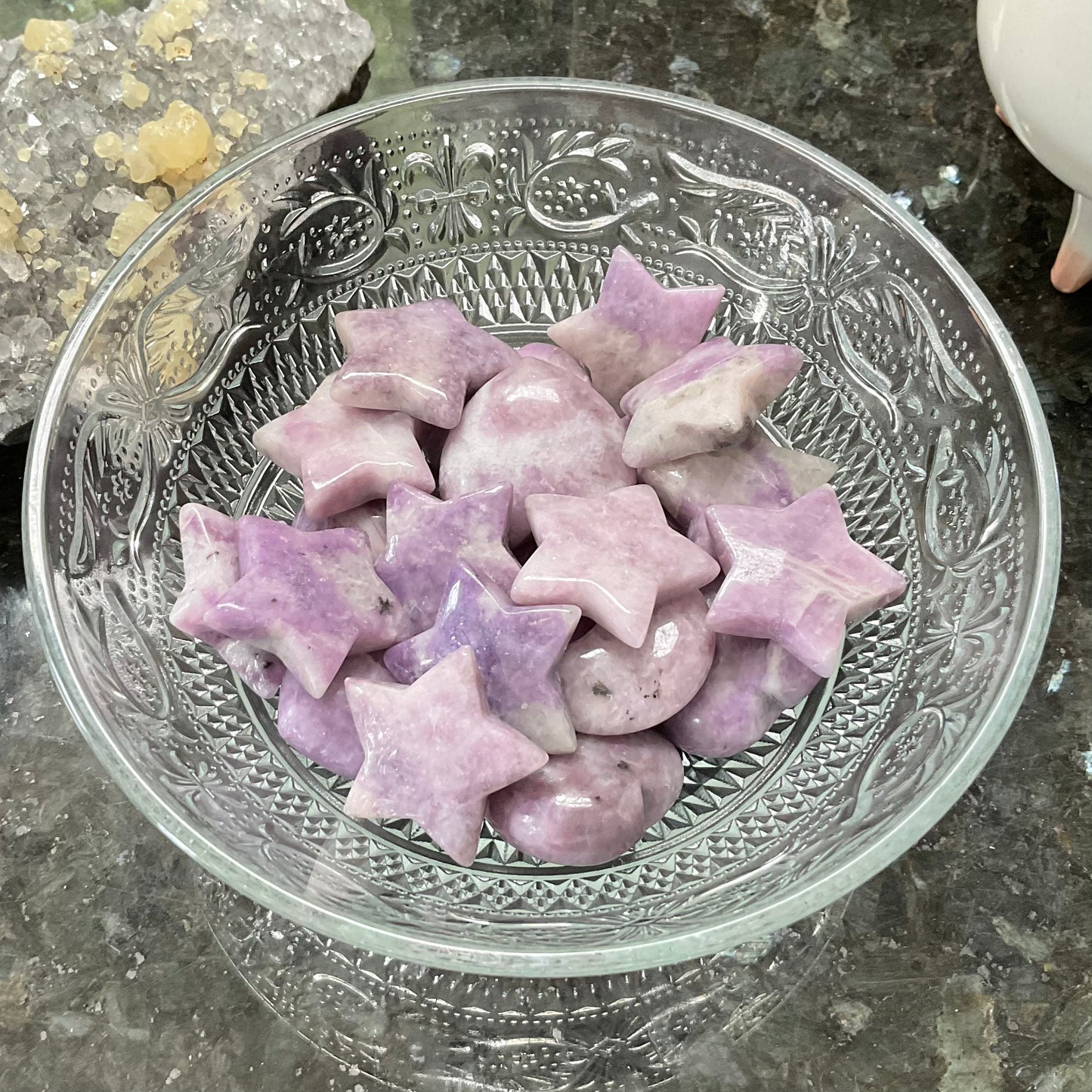 Lepidolite Stars