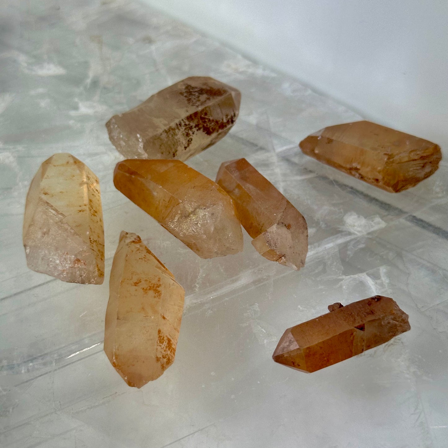 Tangerine Quartz Points