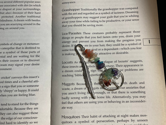 Chakra Feather Bookmark