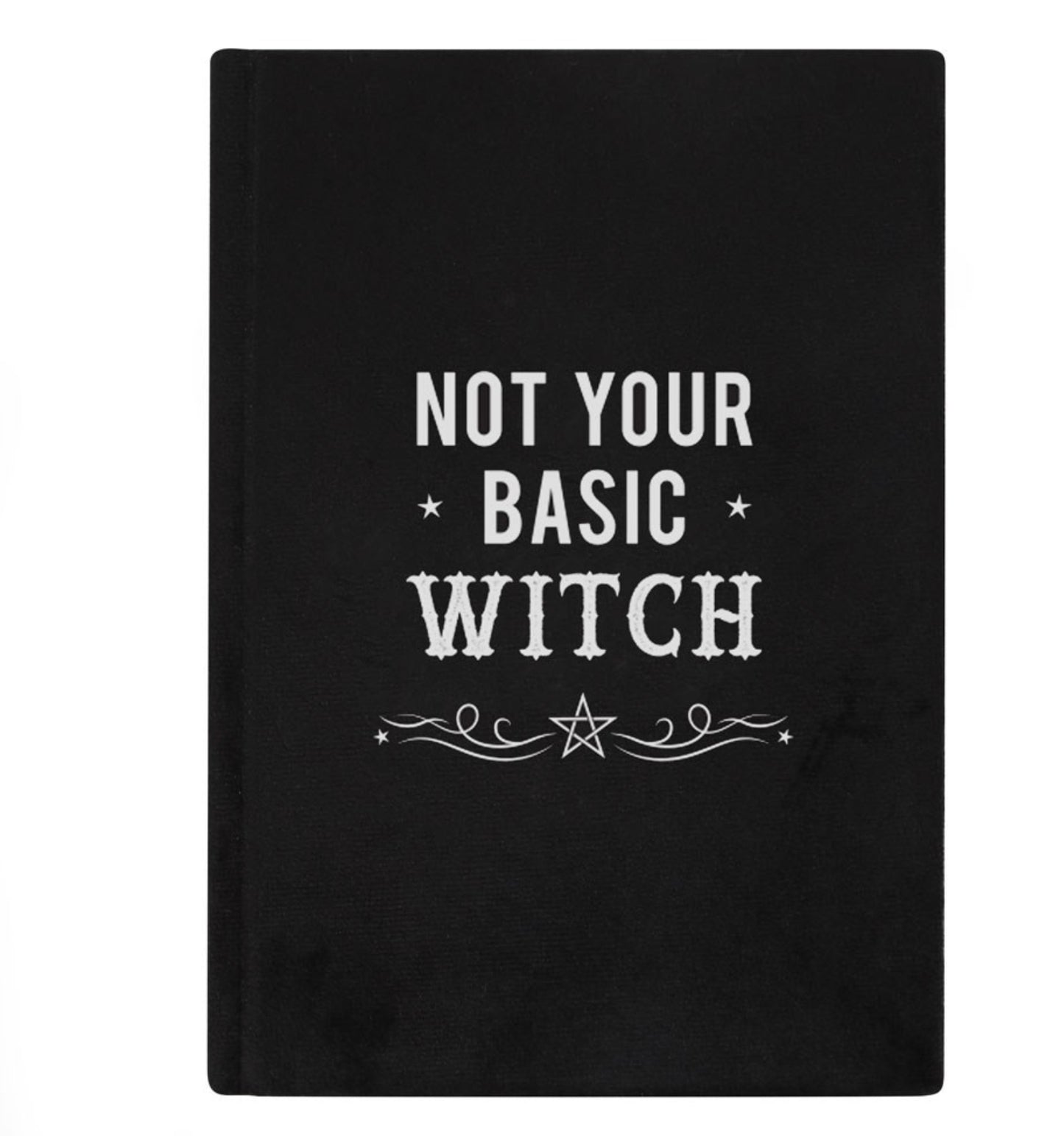 Not Your Basic Witch Velvet A5 Notebook